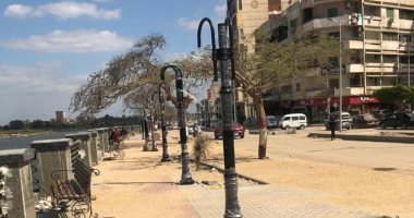 جهاز التنسيق الحضارى يتابع تطوير كورنيش بنها.. صور