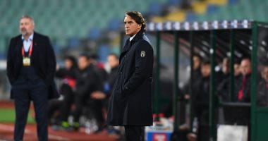مانشيني: جميع المباريات صعبة وسعيد بعقلية لاعبي منتخب إيطاليا