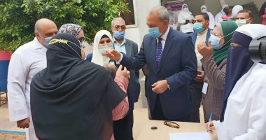 محافظ القليوبية يدشن المرحلة الثانية للحملة القومية للتطعيم ضد مرض شلل الأطفال