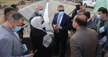محافـظ المنوفية يتفقد مشروع تبطين الترع بمركز تلا بتكلفة 22 مليون جنيه .. صور