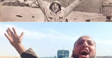 48 عاما بين العبور والتعويم.. فرحة واحدة لجندى وعامل على ضفاف قناة السويس