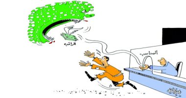 كاريكاتير صحيفة عمانية.. كورونا شبح يلتهم الأموال