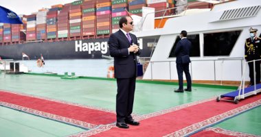 الرئيس السيسى: مشروعات النقل تتكلف 100 مليار دولار وحادث القطار وجعنا كلنا