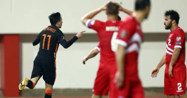 هولندا تتفوق على جبل طارق بهدف بالشوط الأول فى تصفيات كاس العالم.. فيديو