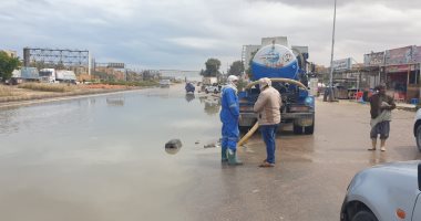 سقوط أمطار على مدن الساحل الشمالى شرقى مطروح ... صور 