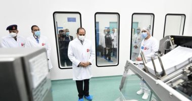 بدء فعاليات افتتاح مدينة الدواء فى الخانكة بحضور الرئيس السيسى.. صور