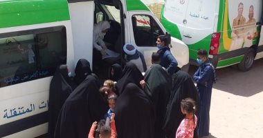 الكشف على 1140 شخصا فى قافلة مجانية شاملة بقنا ضمن مبادرة حياة كريمة