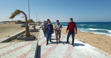 تطوير الكورنيش برأس غارب والقصير استعدادا للصيف بالبحر الأحمر .. صور