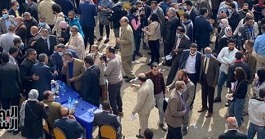 إقبال كثيف على التصويت بانتخابات التجديد النصفى لنقابة الصحفيين.. صور