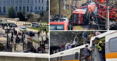 العالم هذا المساء.. مقتل ضباط فى حادث دهس بمحيط الكونجرس الأمريكى والشرطة تقتل المنفذ.. إجلاء مئات المرضى من مستشفى في روسيا بعد حريق بداخلها.. ارتفاع عدد ضحايا حادث قطار تايوان لـ 54 قتيلا و156 مصابا.. صور