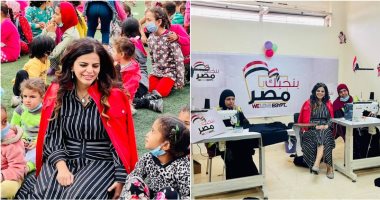 زينب بشير تحتفل بيوم اليتيم وافتتاح فصول الخياطة والتطريز فى حى المحروسة