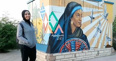 لكل رسمة حكاية.. مبادرة لتحويل أكشاك الكهرباء بأسوان إلى لوحات فنية (فيديو)