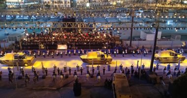 موكب المومياوات الذهبية يتحرك من التحرير إلى المتحف القومى للحضارة المصرية