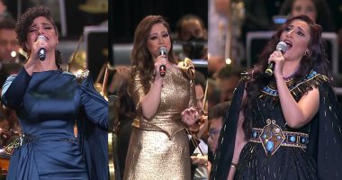 ريهام عبد الحكيم ونسمة محجوب وأميرة سليم يشاركن فى حفل المومياوات الملكية