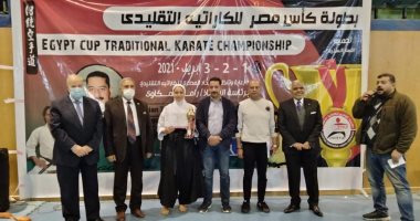 احتفالية رائعة وتوزيع كؤوس فى ختام بطولة كأس مصر للكاراتيه التقليدى