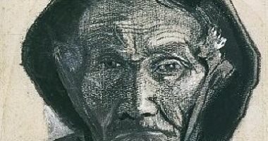 شاهد.. فان جوخ يرسم "صيادا عجوزا" ملامح وجهه معبرة