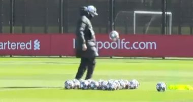شاهد مهارات كلوب فى تدريبات ليفربول استعدادا لمواجهة ريال مدريد