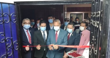 محافظ القليوبية والقائم بأعمال جامعة بنها يفتتحان أعمال تطوير المستشفى الجامعى