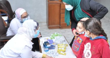 جامعة كفر الشيخ تنظم قافلة طبية بقرية ابيانه بمبادرة حياة كريمة.. صور