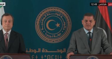رئيس وزراء ليبيا: نتطلع لإعادة فتح الأجواء مع إيطاليا وتفعيل الاتفاقية الجمركية
