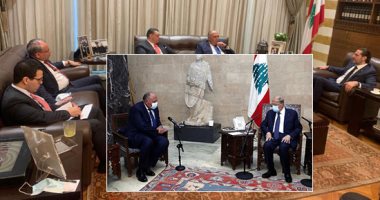 دعم مصرى كامل للبنان.. وزير الخارجية: نتطلع لاستمرار التنسيق والحوار بين كافة الأطياف والحريرى.. الأرضية القانونية المتمثلة بالدستور واتفاق الطائف أساس الحل.. "شكرى": مستمرون ببذل كل الجهود للخروج من الأزمة
