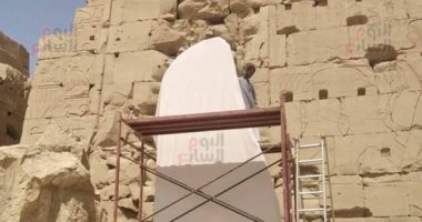 معابد الكرنك تستعد للكشف عن أكبر لوحة تاريخية تكشف أسرار الفراعنة