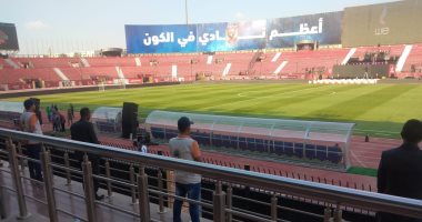 استعدادات أمنية مكثفة باستاد السلام لتأمين مباراة الأهلى وسيمبا.. صور