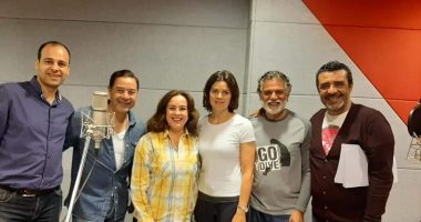 يسرا اللوزى ومدحت صالح مع المخرج هانى فؤاد فى رمضان 
