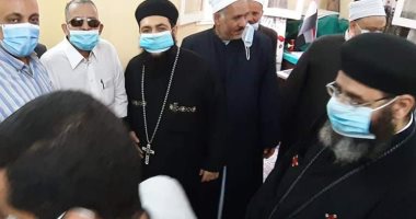 وفد كنسى يشارك في افتتاح مسجد دهيس سيدى أبى عمرة بجرجا سوهاج.. صور