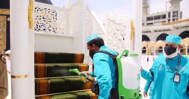 استعدادات وإجراءات احترازية بالحرم المكى فى آخر جمعة قبل شهر رمضان.. صور