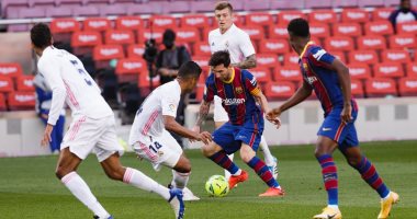 الريال ضد برشلونة.. التشكيل الأغلى فى لقاء كلاسيكو الأرض "إنفو جراف"