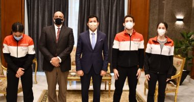 تكريم أبطال مصر ببطولة العالم للسلاح 