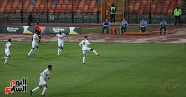 الزمالك يتقدم على تونجيث بهدف الونش بعد 15 دقيقة
