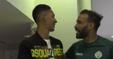 بدر بانون يؤازر فريقه السابق في القاهرة قبل مواجهة بيراميدز.. فيديو وصور
