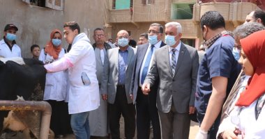 حياة كريمة.. جامعة المنوفية تنظم قافلة متكاملة لقرية العراقية ضمن المبادرة