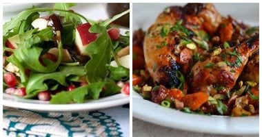 فطار ثانى يوم رمضان.. طريقة عمل الفراخ المشوية وسلطة الجرجير بالتفاح