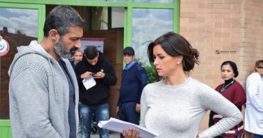 نور مع ياسر جلال بكواليس "ضل راجل" قبل عرض أولى حلقاته منتصف الليل على "الحياة"