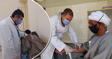 "حياة كريمة" تطمئن على صحة أهالى البحر الأحمر.. قوافل طبية مجانية للكشف على المواطنين.. فحص 500 شخص بمرسى علم وقرية الحمروين خلال يومين .. ومدير الصحة: تنظم شهريا بجميع القرى والمناطق البدوية.. صور