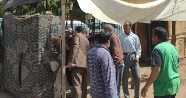تحرير محاضر ورفع 300 حالة إشغالات فى حملة مكبرة بمدينة الفشن ببنى سويف