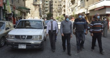 محافظ الجيزة يحذر من وجود إشغالات أو تعديات للمحال بالدقى
