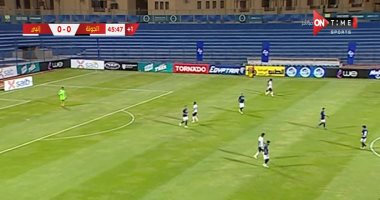 شوط أول سلبي بين الجونة وإنبي فى الدورى