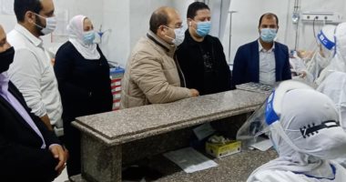 نائب محافظ الجيزة يتفقد مستشفى الوراق ويوجه بتوفير مستلزمات كورونا