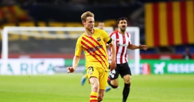 أتلتيك بيلباو ضد برشلونة.. دي يونج يضيف ثاني أهداف البارسا بالدقيقة 63 "فيديو"