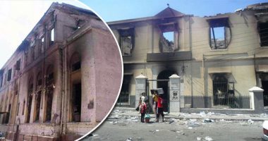 جرائم الإخوان تتحدث عن نفسها.. منشآت أحرقتها الجماعة الإرهابية ببنى سويف عقب فض اعتصام رابعة وإعادت بنائها الدولة.. ديوان المحافظة ومدرسة الراهبات.. التنظيم أحرق المحكمة الابتدائية وسيارات الشرطة