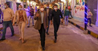 محافظ الإسكندرية يثمن مبادرة الأهالى فى تجميل شارع عين جالوت بالقبارى