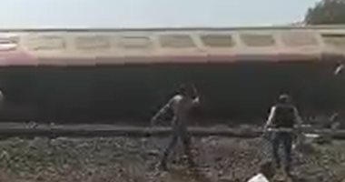 بيان لمحافظة القليوبية: إصابة 103 أشخاص فى حادث خروج قطار طوخ عن القضبان