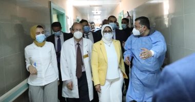  وزيرة الصحة: جميع مصابى قطار طوخ بالمستشفيات يتلقون العلاج والرعاية اللازمة 