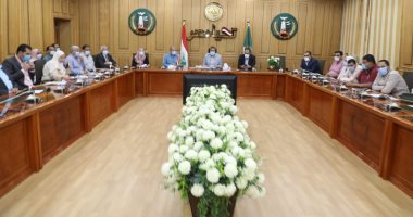 محافظ المنوفية يناقش الموقف التنفيذى لخطة الرصف ويوجه بمحاسبة الشركات المتقاعسة