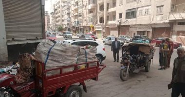 ضبط تروسيكلات فى حملة على النباشين بحى غرب المنصورة