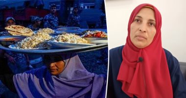 "سيدة الشهامة والجدعنة".. عاملة نظافة بالقليوبية تخترق الظلام وتحمل على رأسها صينية طعام مسافة طويلة لإطعام مصابى قطار طوخ.. وتؤكد: كل همى أفطر المصابين.. وأسرهم أبدى من أسرتى لأنهم فى كرب.. فيديو وصور